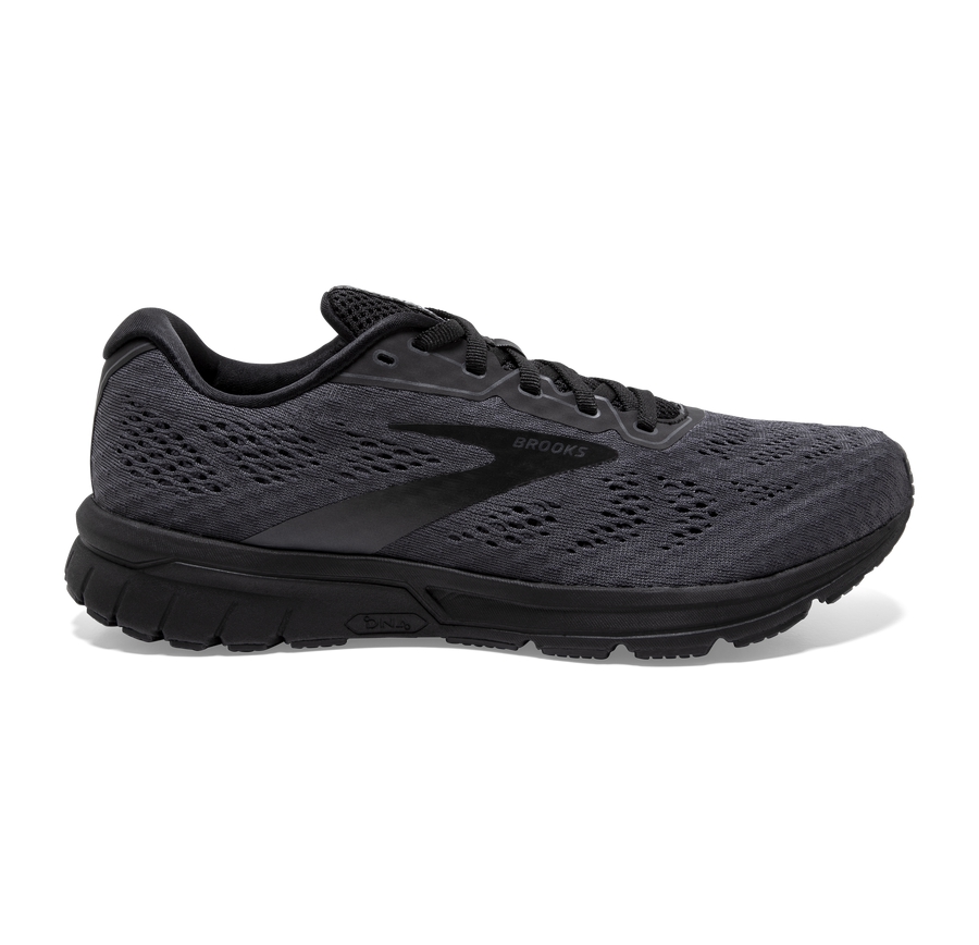 Brooks Mens Running Shoes Nz - Anthem 4 Neutral Black ( CZMKH8254 )